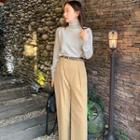Relaxed-fit Pants With Belt