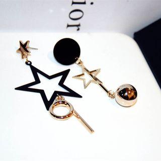 Bar Drop Non Matching Earring