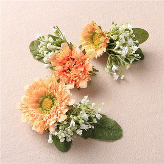 Flower Hair Clip Set (3 Pcs)