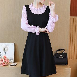 A-line Dress / 3/4-sleeve Top