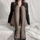 Heart Tights Black - One Size