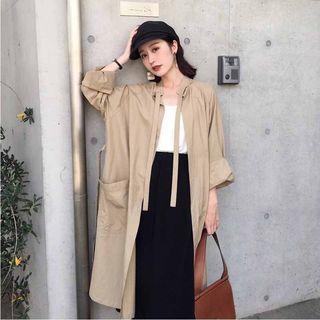 Long Sleeve Open Front Jacket