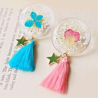 Tasseled Flower Brooch