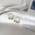 Alloy Star Faux Crystal Fringed Earring 1 Pair - Steel Needle - Stars - Gold - One Size