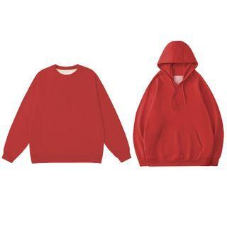 Plain Sweatshirt / Plain Hooded Sweatshirt