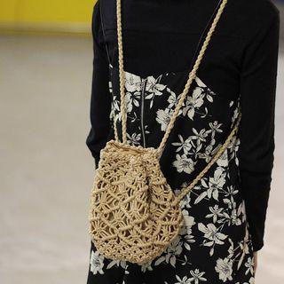 Crochet Knit Bucket Bag