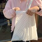 Dot / Gingham Cotton Shopper Bag