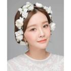 Faux-flower Garland Hair Band One Size