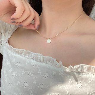 Pendant Necklace 1 Piece - Necklace - Gold - One Size