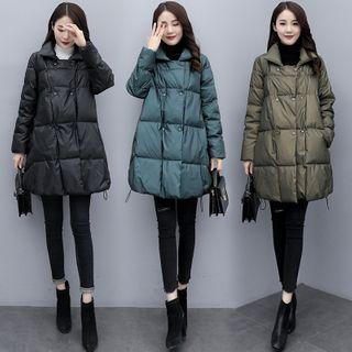 Padded Snap-button Coat