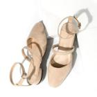 Ankle Strap Almond Toe Sandals
