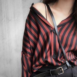 Faux Leather Harness Belt