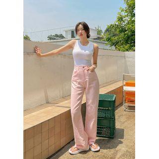 Pastel Semi Wide Pants