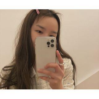 [dearest] Collared Tweed Jacket One Size