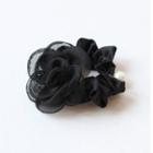 Flower Hair Tie Black - One Size