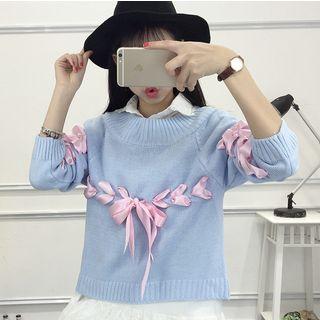 Bow Front Sweater