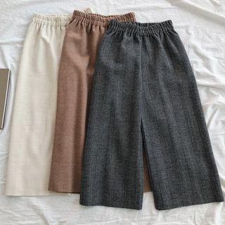 Herringbone Wide Leg Pants