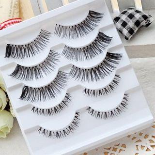 Set: 3 Pairs Upper False Eyelashes + 2 Pairs Lower False Eyelashes