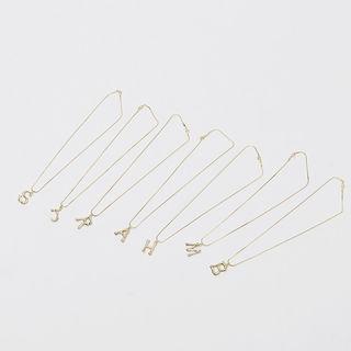 Letter Initial Necklace