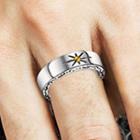 Stainless Steel Sun Ring