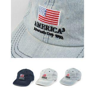 Appliqu  Denim Baseball Cap