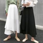 Mock Two-piece Maxi Skirt