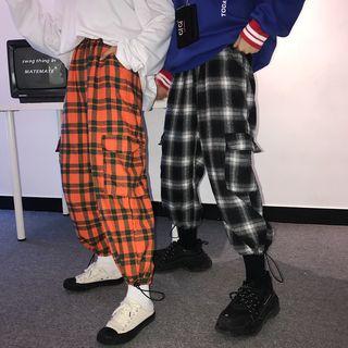 Plaid Cargo Pants