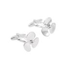 Fashion High-end Personality Windmill Cufflinks Silver - One Size