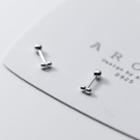 Sterling Silver Through & Through Earring 1 Pair - Silver - One Size