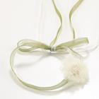 Mesh Bow Choker Green - One Size