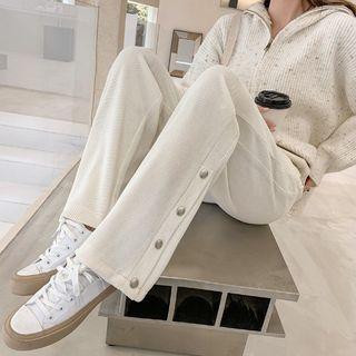 Knit Button Sweatpants