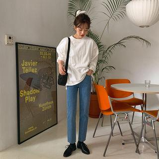 Crewneck Cotton Boxy T-shirt