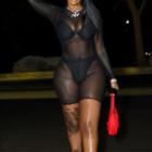 Long-sleeve See Through Romper
