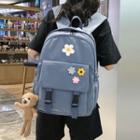 Flower Zip Backpack