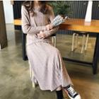 Set: Knit Top + Maxi A-line Knit Skirt