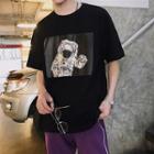 Astronaut Print Short-sleeve T-shirt
