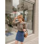 High-waist Mini H-line Skirt