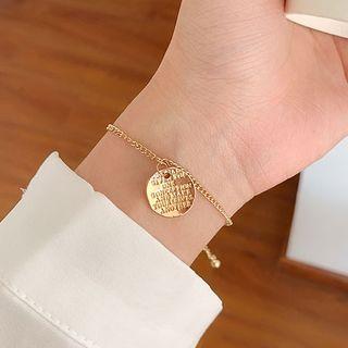 Lettering Bracelet Bracelet - Gold - One Size