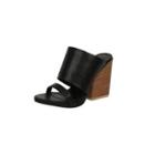 Wide-strap Block-heel Sandals