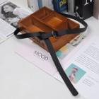 Faux Leather Belt Black - 130cm