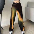 High Waist Ombre Loose Fit Pants