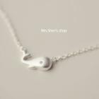 Sterling Silver Whale Necklace