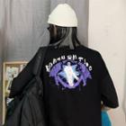 Short-sleeve Print T-shirt / Necklace (various Designs)