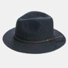 Belted Wool Fedora
