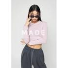 Slim-fit Cropped Knit Polo Shirt