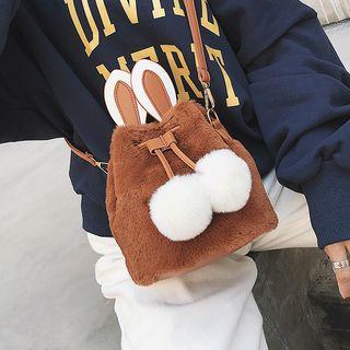 Rabbit Ear Fleece Bucket Bag