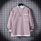 Mock Two-piece Sweatshirt / Set