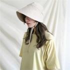 Cotton Sun Hat With Strap