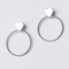 925 Sterling Silver Circle Earring