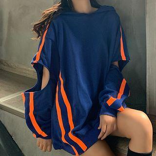 Elbow-cutout Cutout Pullover